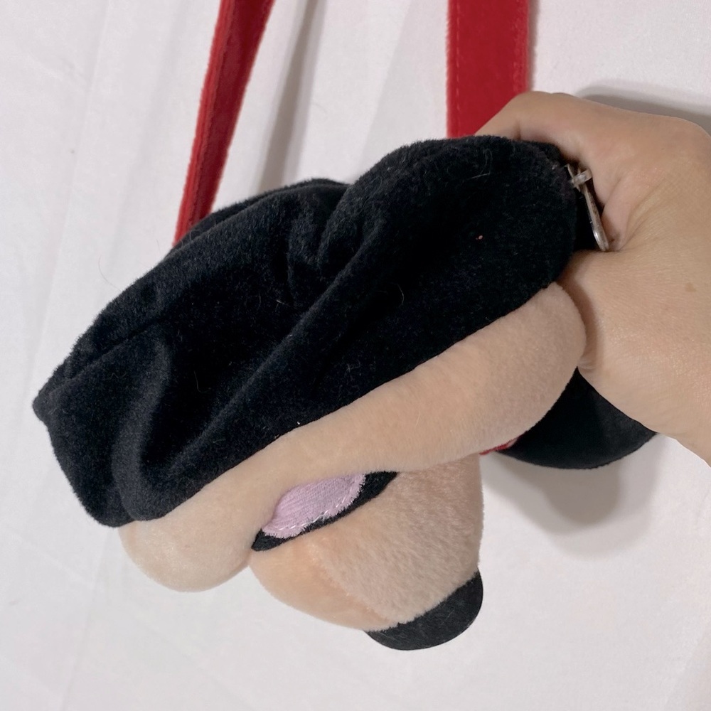 Disney Plush Minnie Mouse Head Purse Shoulder Bag Cross Body Bag - Picture 6 of 12